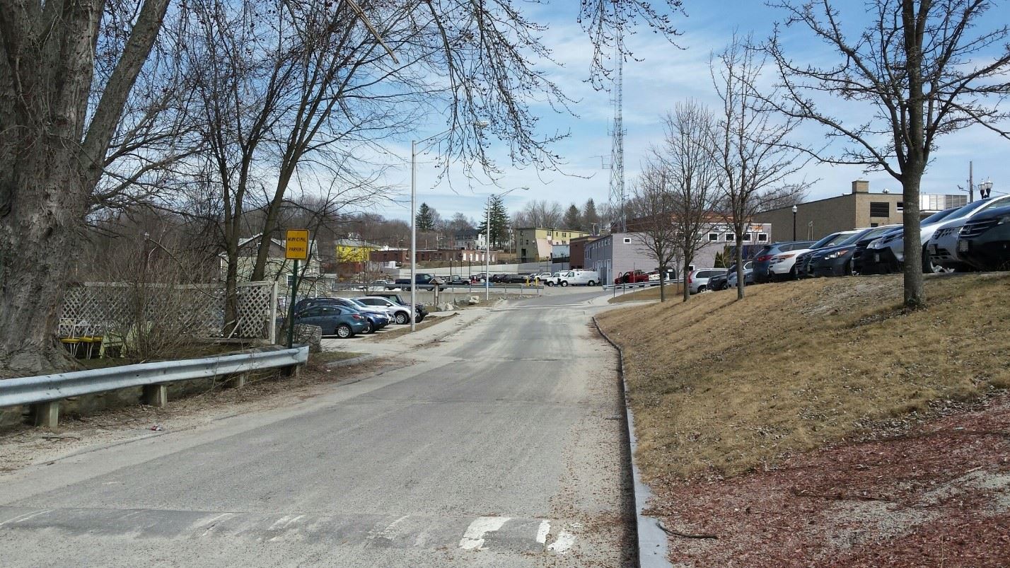Davis Street - Tracy Court Project Before