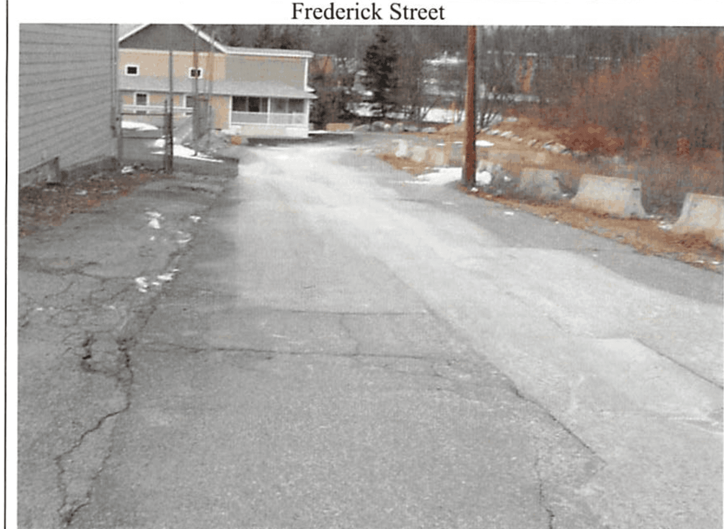 Frederick Street Project Before 1