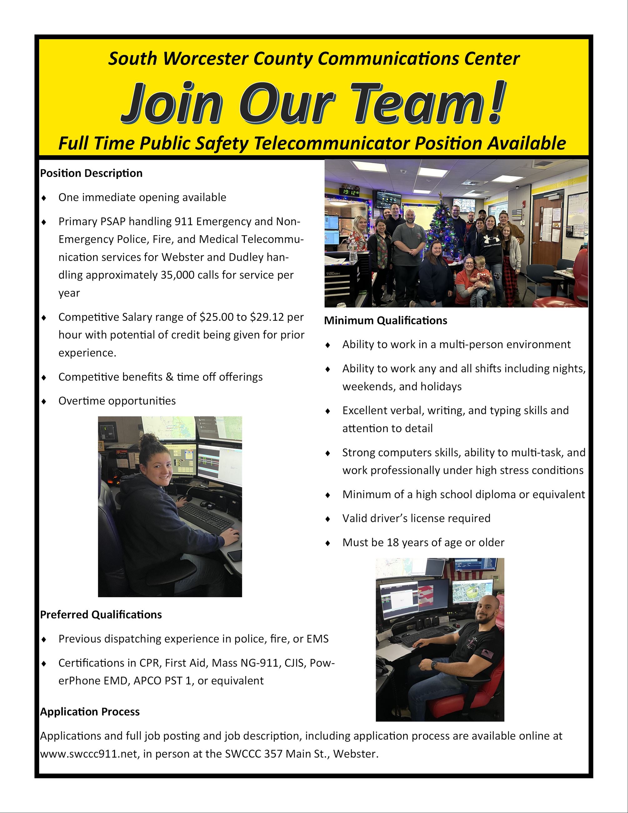 JOB POSTING 2025-01-09 Flyer