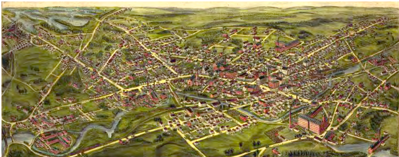 OH Bailey Bird's Eye View 1892